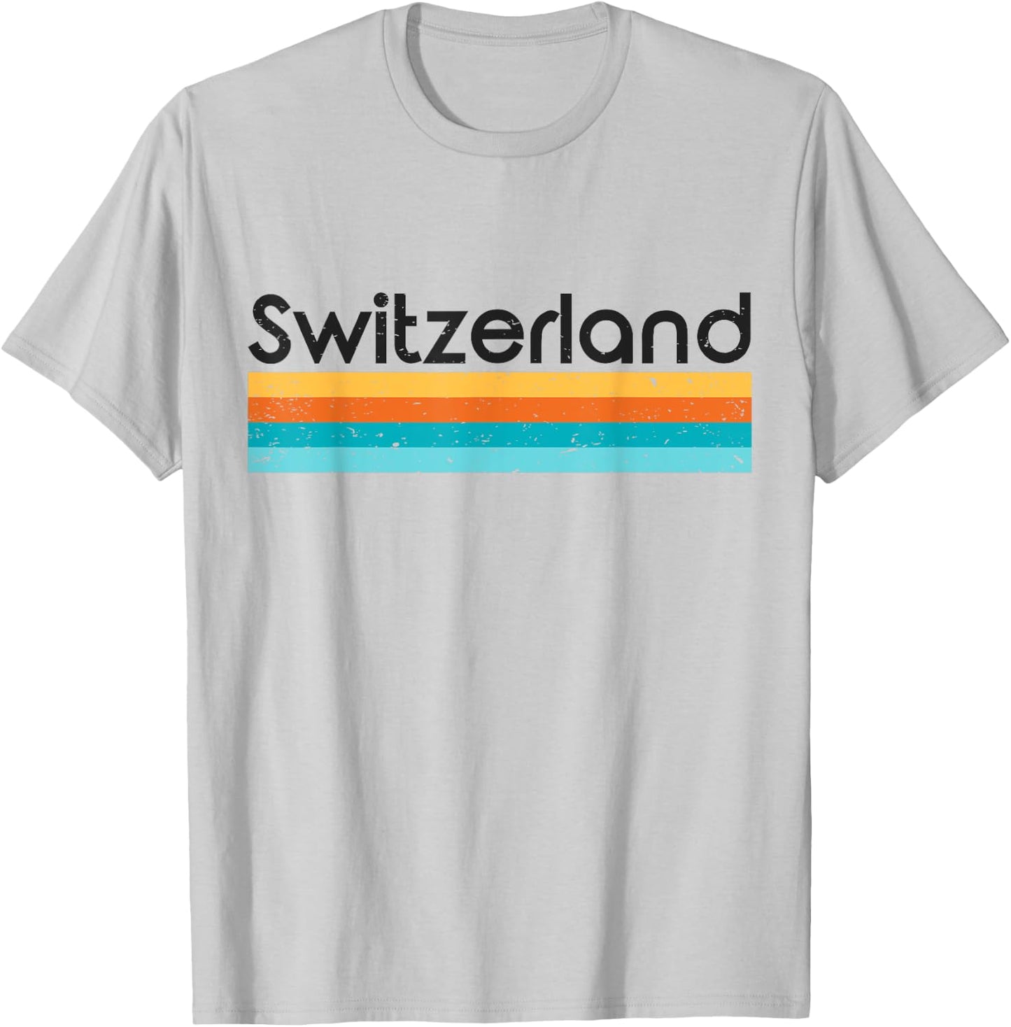 Vintage Switzerland Retro Design T-Shirt - T-Shirt | Ash