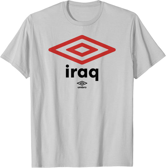 Umbro International Soccer Diamond Iraq Logo T-Shirt - T-Shirt | Ash