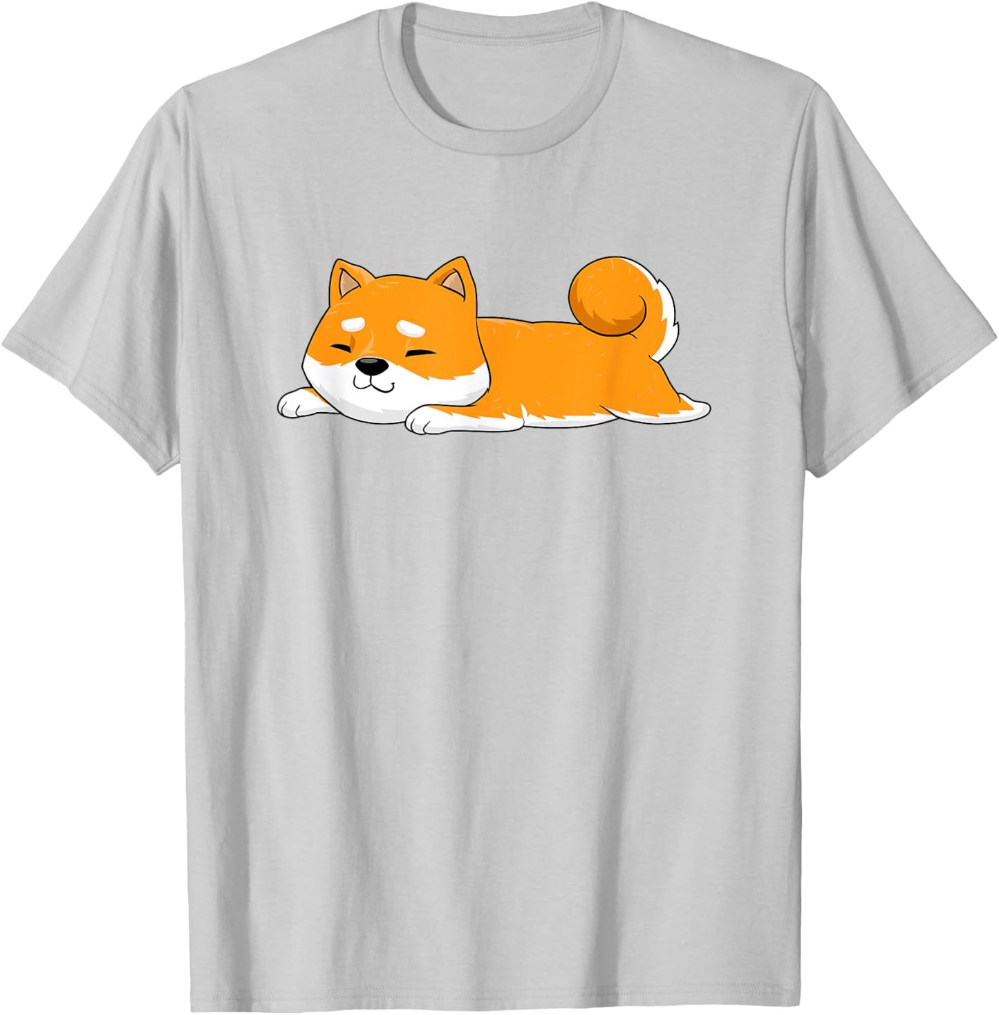 I'm not lazy Shiba Inu Shirt Loafer Dog laziness Girl Woman T-Shirt - T-Shirt | Ash