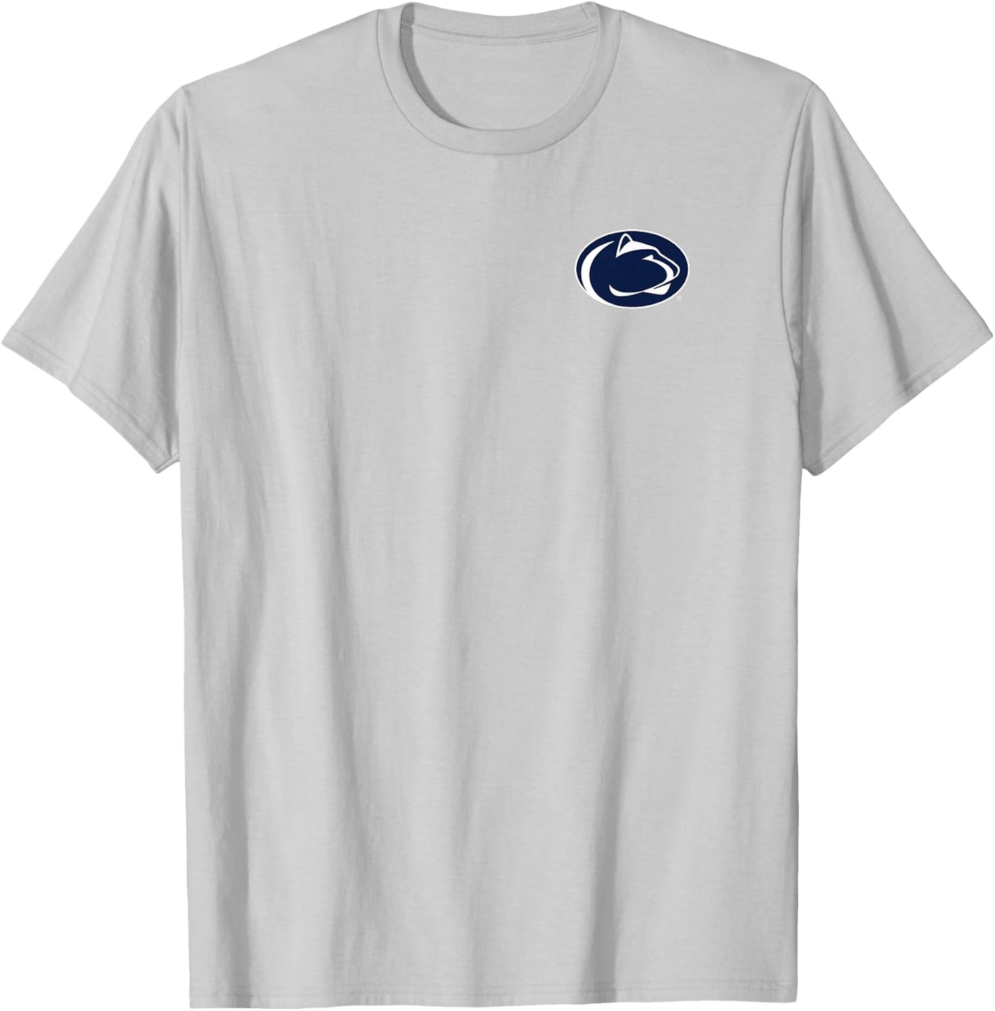 Penn State Nittany Lions Front/Back Mascot Heather Gray T-Shirt - T-Shirt | Ash