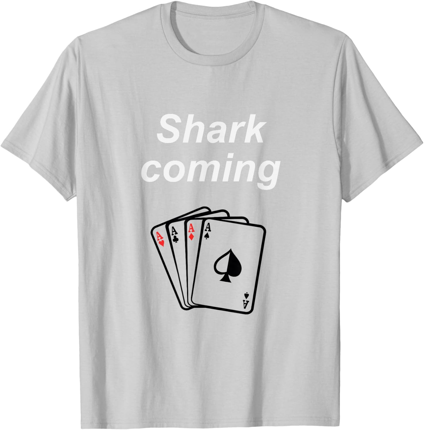 Card Shark T-Shirt - T-Shirt | Ash