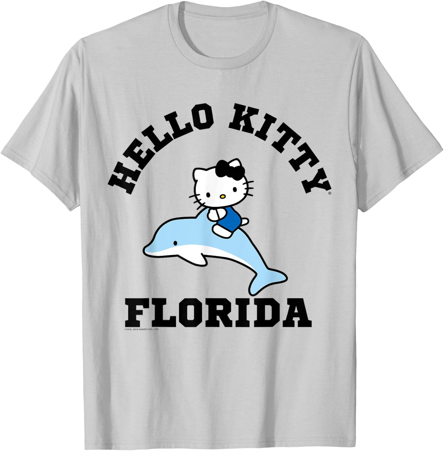Hello Kitty Florida Dolphin Shirt T-Shirt - T-Shirt | Ash