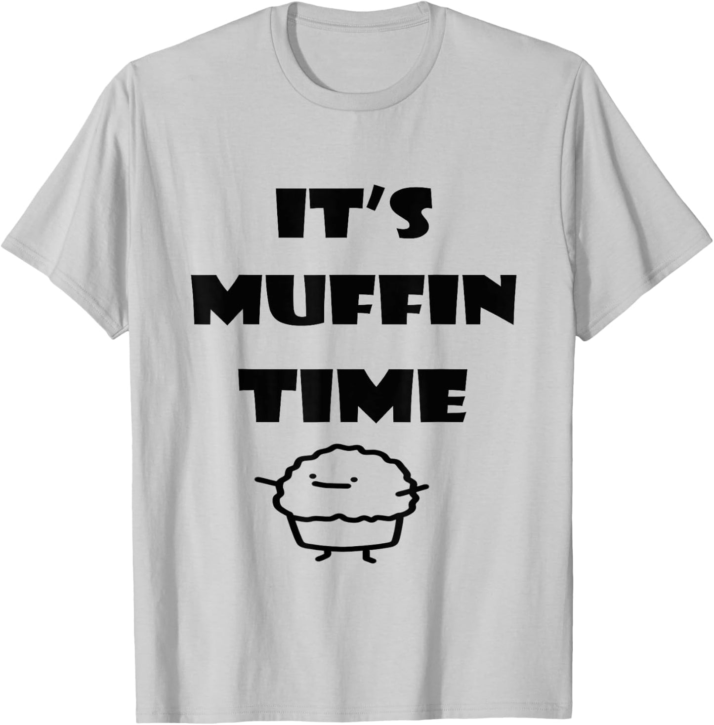 JOY It's Muffin Time - Men's Blue Classic Fit Short Sleeve T-Shirt - T-Shirt | Ash