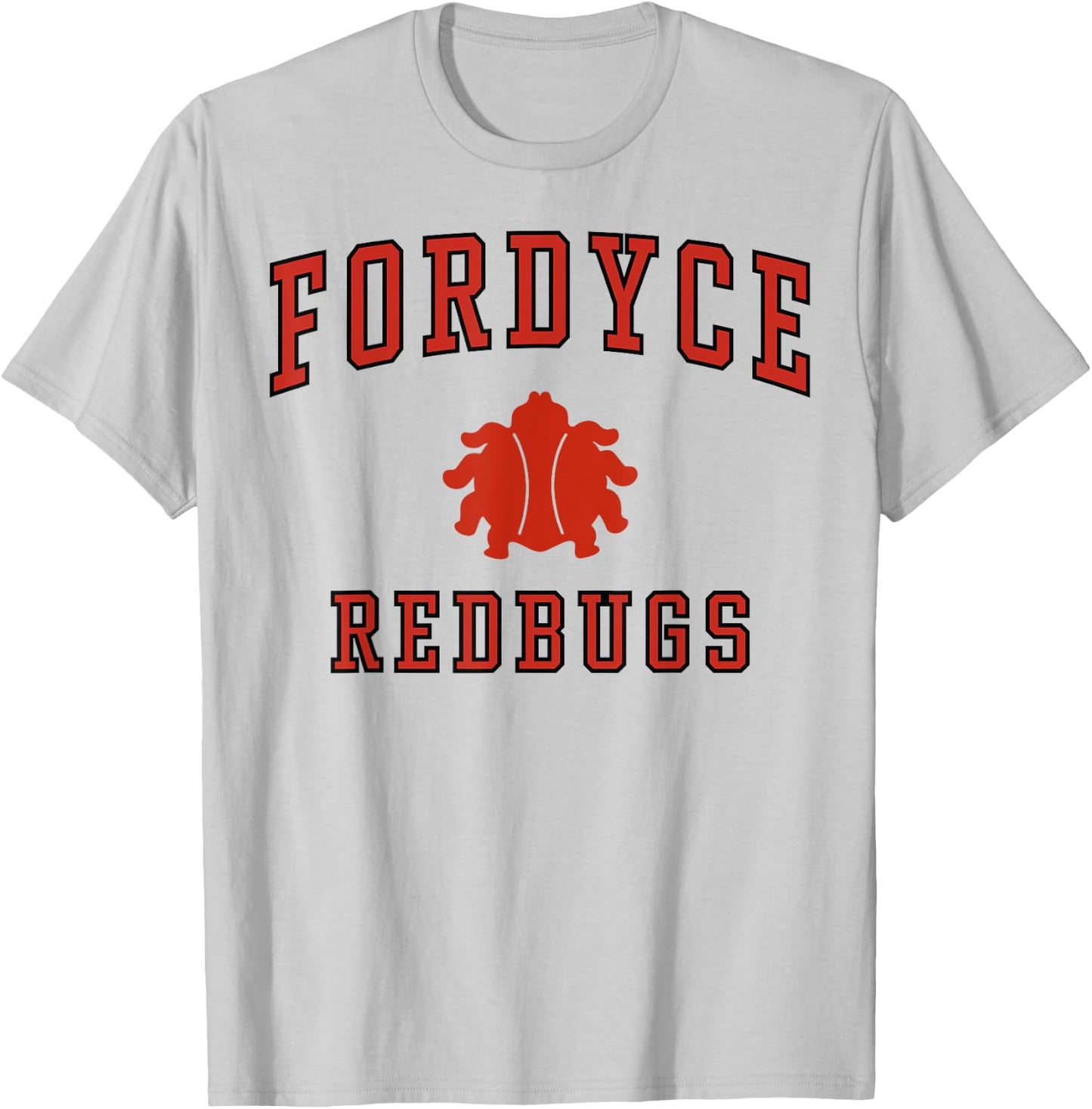 Fordyce High School Redbugs C1 T-Shirt - T-Shirt | Ash