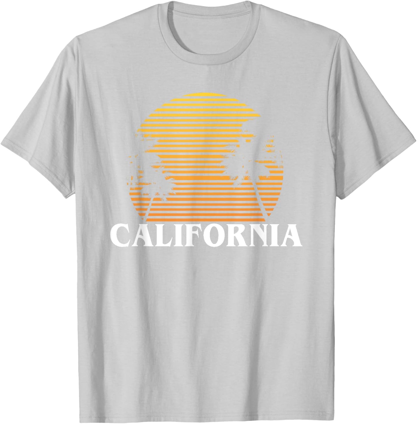 California Sun Sand and Surf Good times T Shirt T-Shirt - T-Shirt | Ash