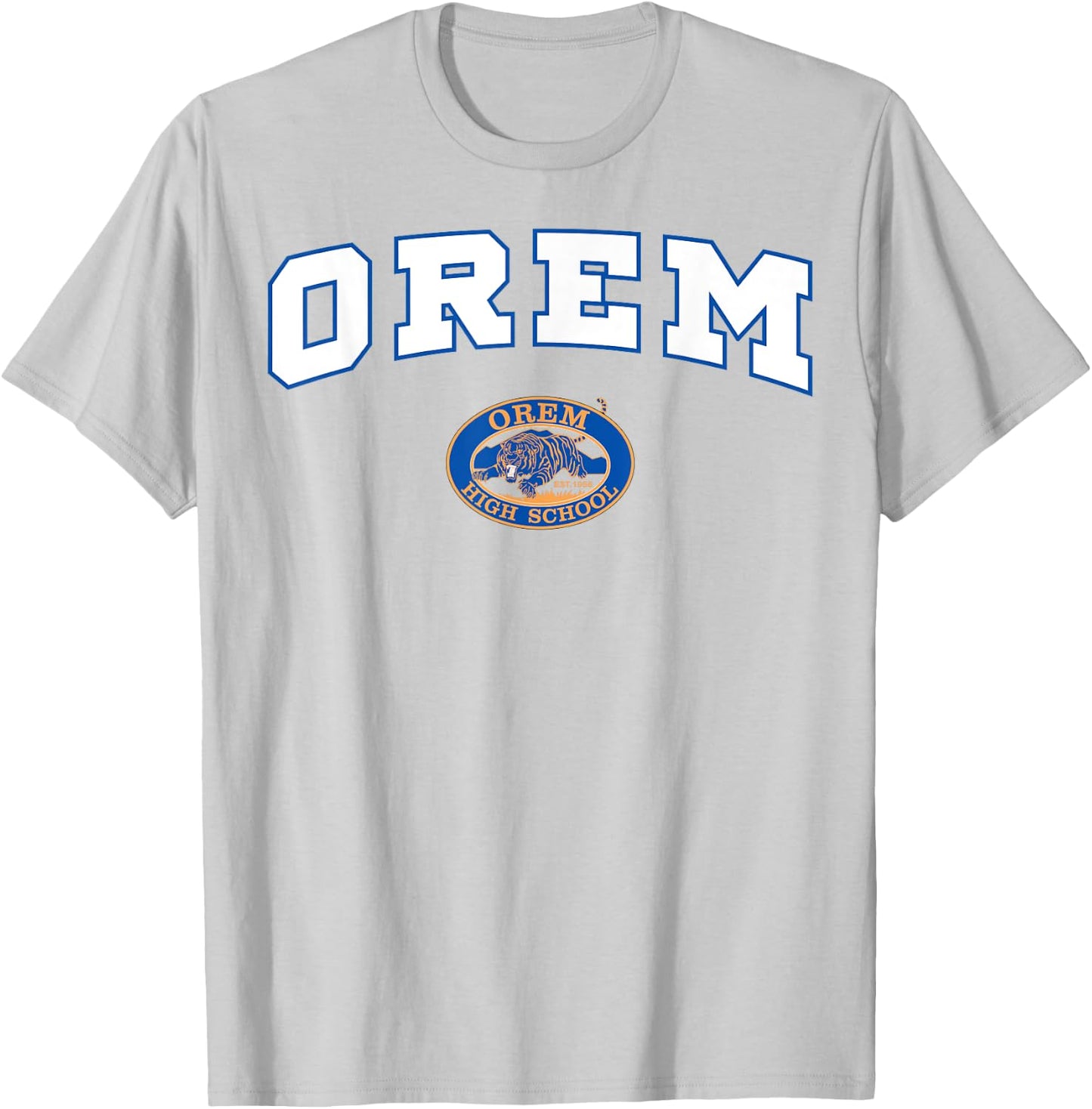 Orem High School Tigers C2 T-Shirt - T-Shirt | Ash