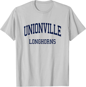 Unionville High School HS Kennett Square PA Retro T-Shirt - T-Shirt | Ash