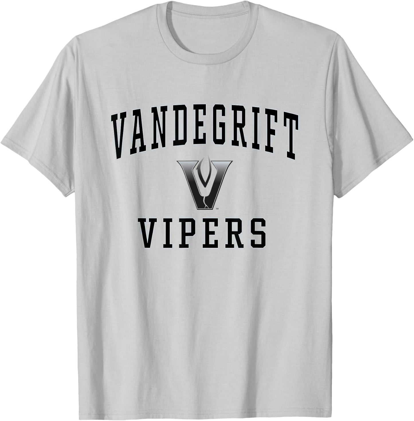 Vandegrift High School Vipers C1 T-Shirt - T-Shirt | Ash