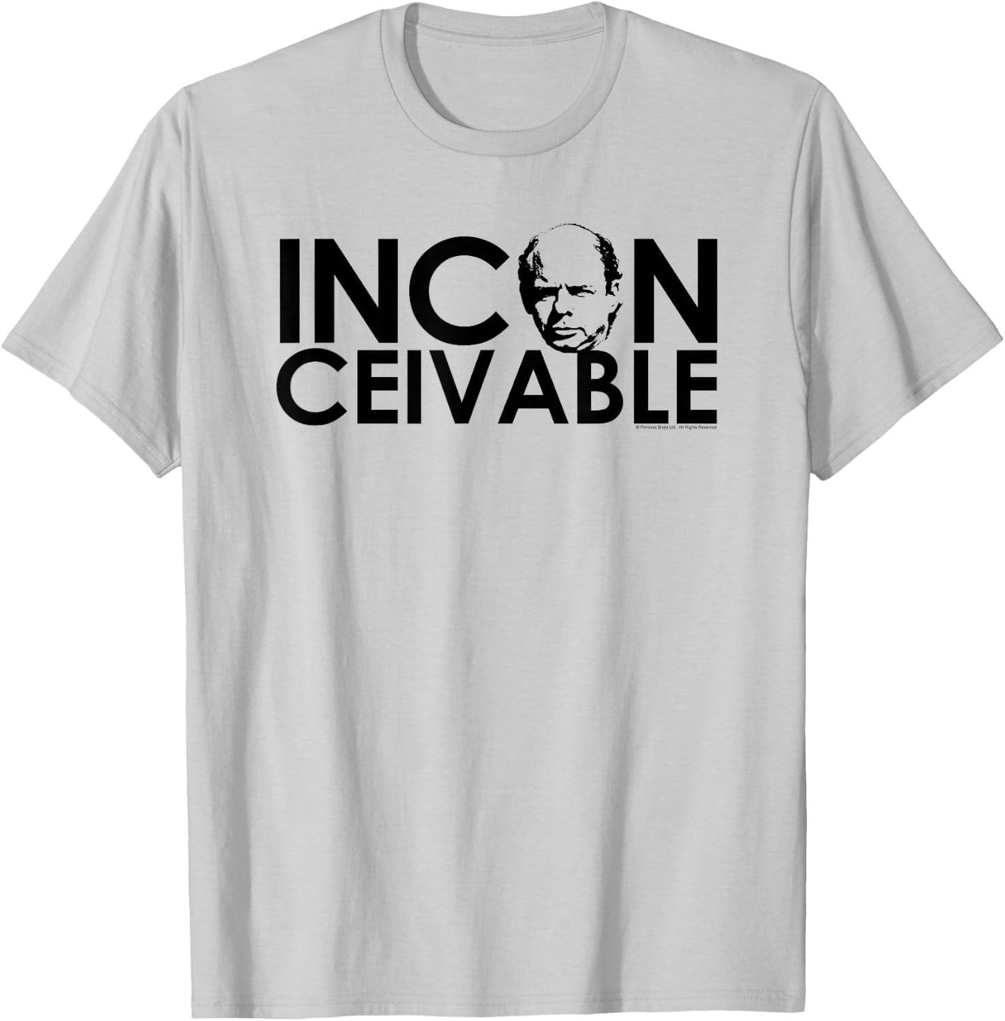 The Princess Bride Inconceivable Retro Movie T-Shirt - T-Shirt | Ash