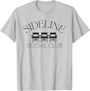 Vintage Sideline Social Club Game Day T-Shirt - T-Shirt | Ash