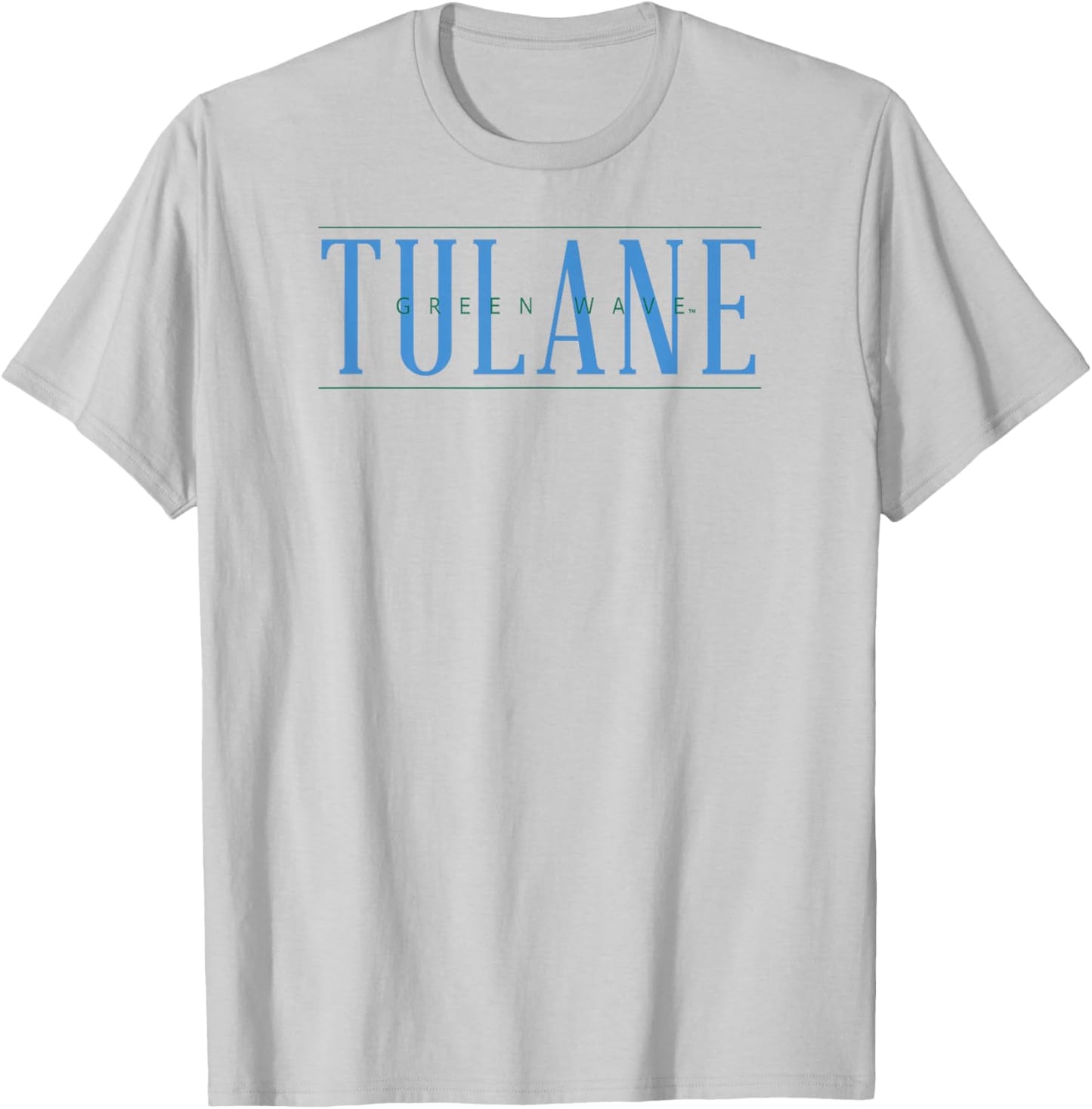 Tulane Green Wave Psychic Gray Officially Licensed T-Shirt - T-Shirt | Ash