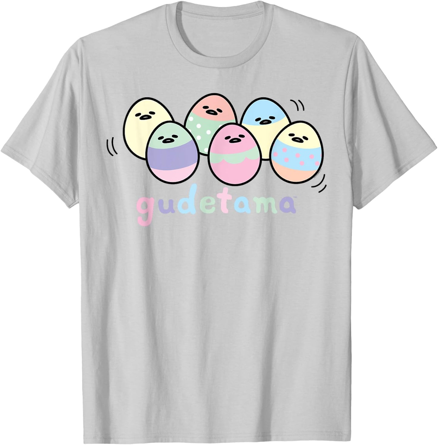 Gudetama Decorated Easter Egg Shirt T-Shirt - T-Shirt | Ash