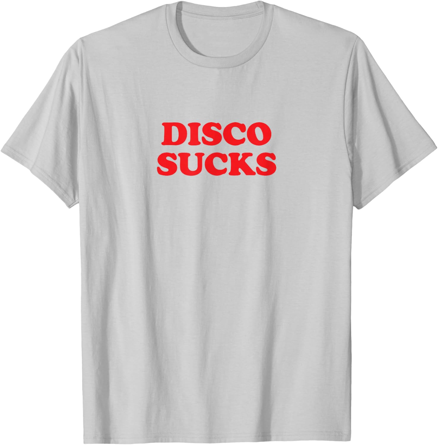 Disco Sucks Shirt Red and White Vintage Slogan T-Shirt - T-Shirt | Ash