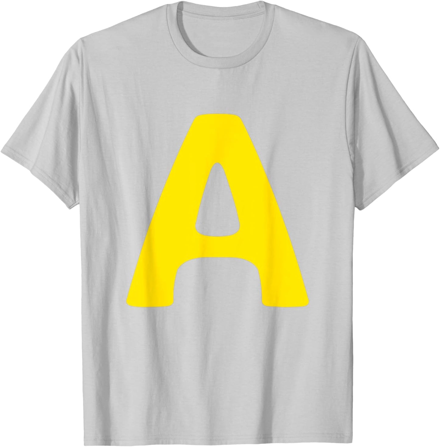 Yellow Lettre A Group Matching Halloween Costumes T-Shirt - T-Shirt | Ash