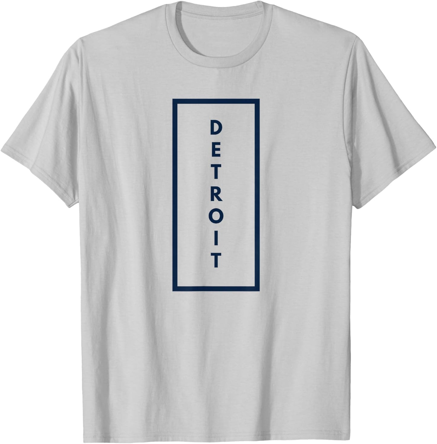 Detroit Orange and Blue Baseball T Shirt Tiger T-Shirt - T-Shirt | Ash