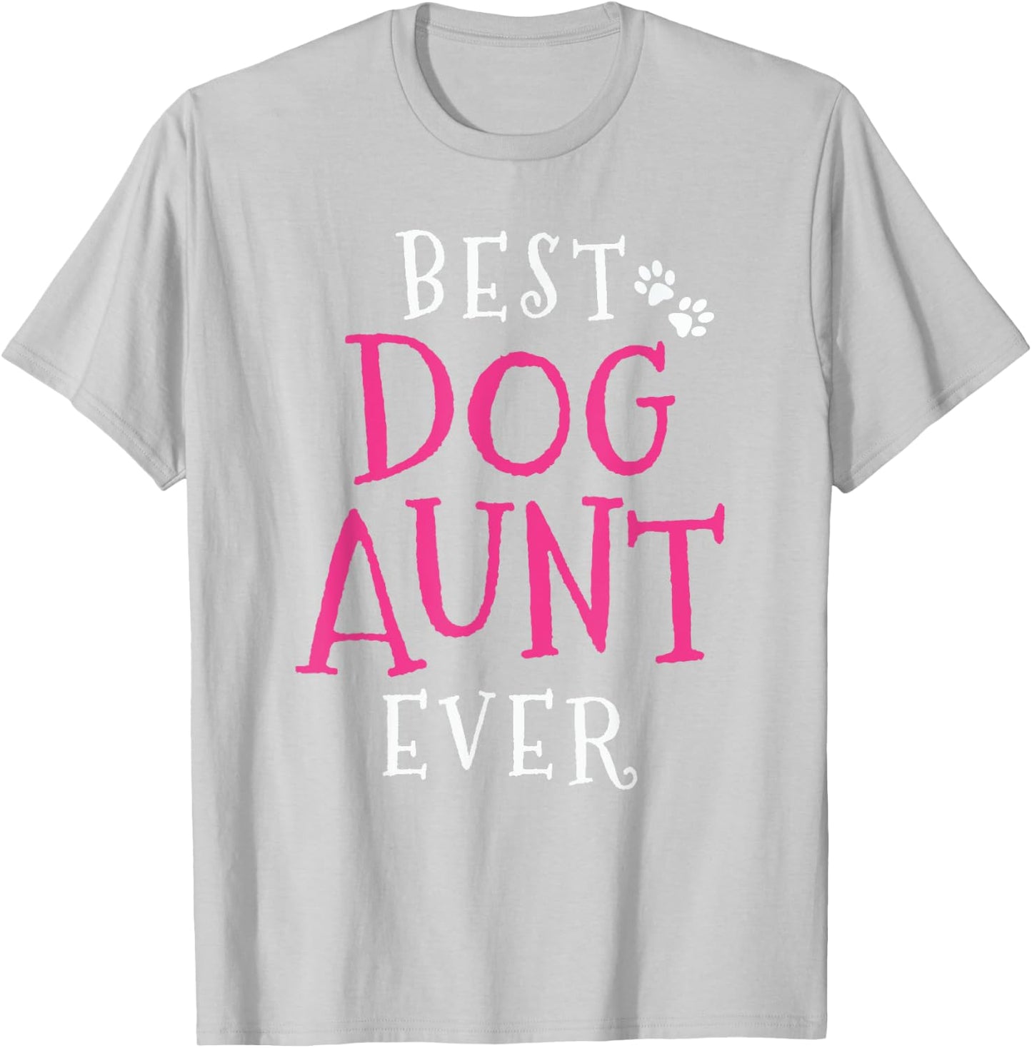 Aunt Dog Best Puppy Aunts Gift T-Shirt - T-Shirt | Ash