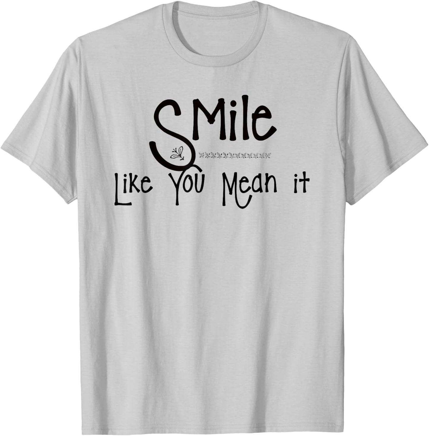 Smile T Shirt T-Shirt - T-Shirt | Ash