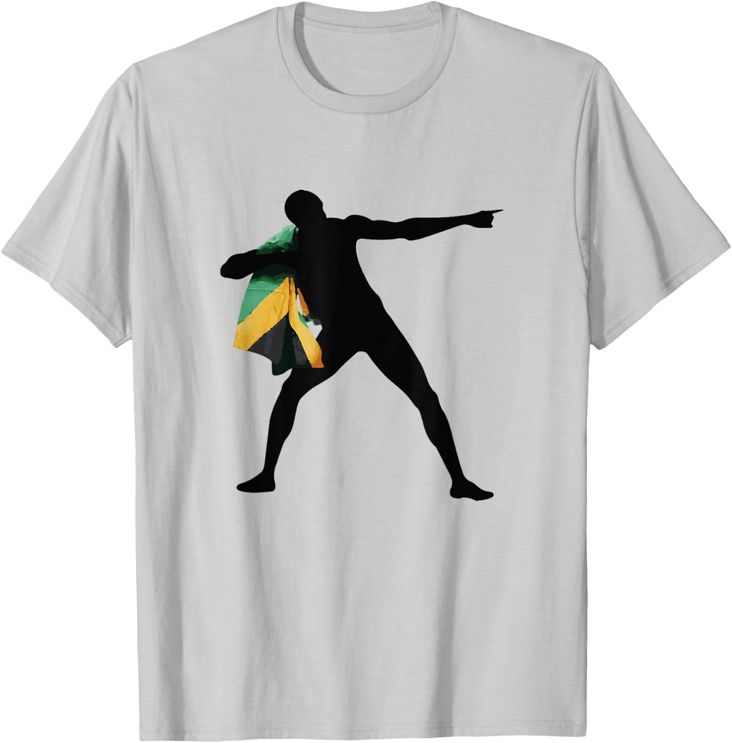 Jamaican Flag - Jamaican Roots T-Shirt - T-Shirt | Ash