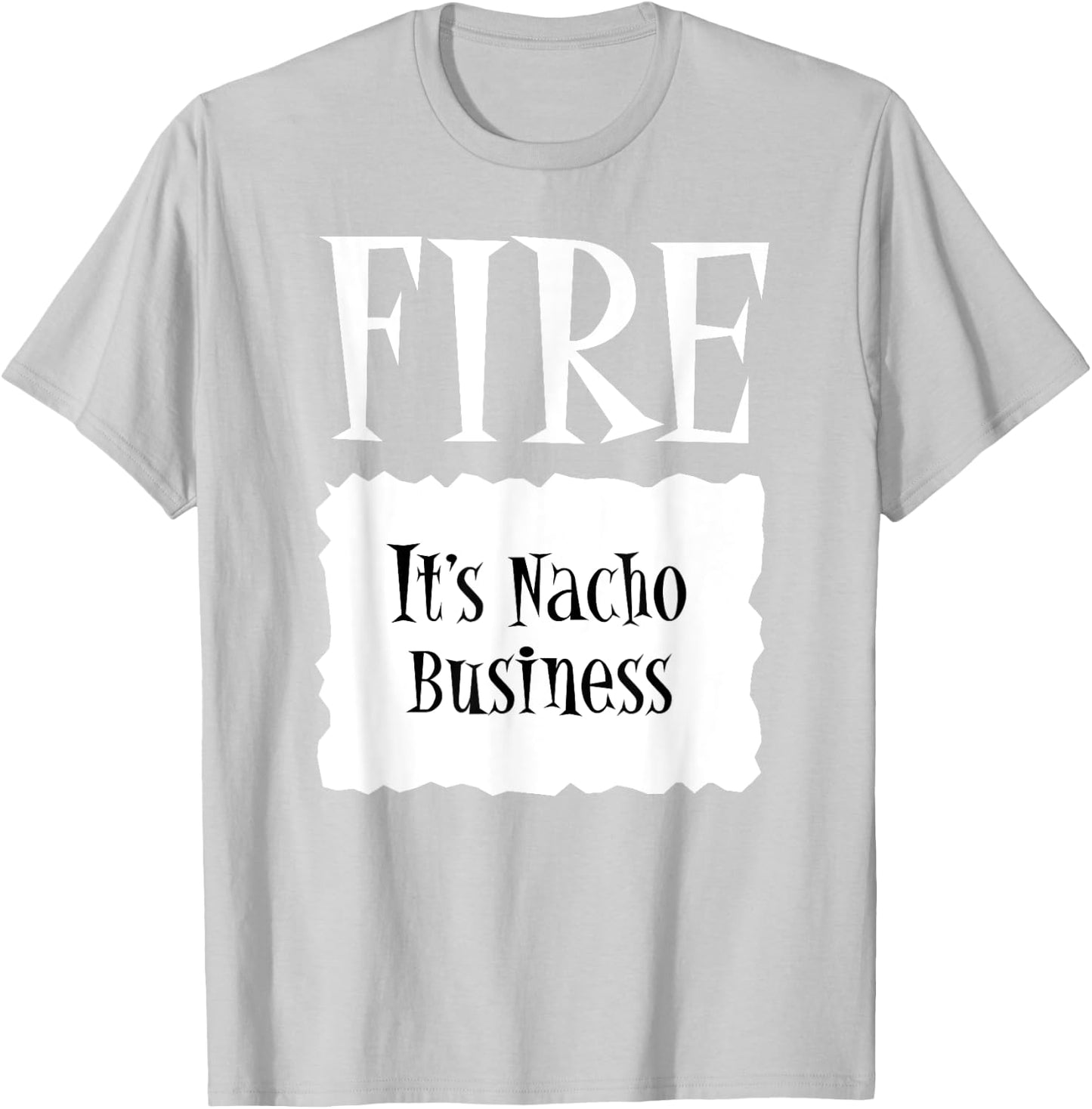 FIRE - Hot Packet Halloween Taco Costume T-Shirt - T-Shirt | Ash
