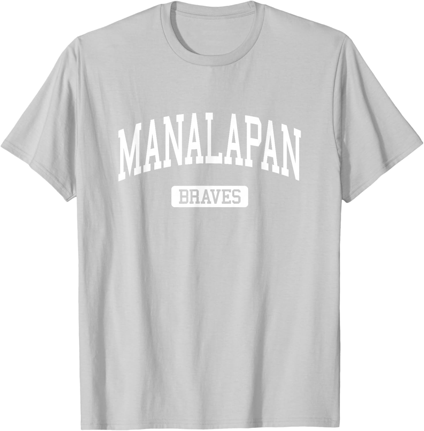 Manalapan High School HS Englishtown NJ Varsity Sports T-Shirt - T-Shirt | Ash