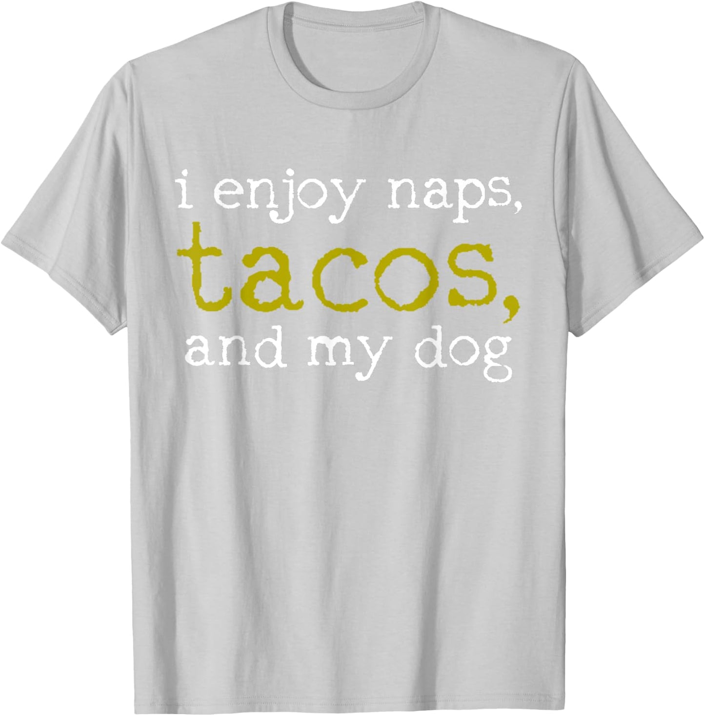 Taco Mexican Food Taco Nap Dog Lover Gift Women Kids T-Shirt - T-Shirt | Ash