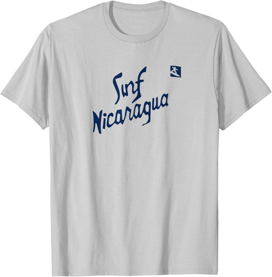 Surf Nicaragua T-Shirt - T-Shirt | Ash