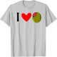 I Love Olives T-Shirt - T-Shirt | Ash