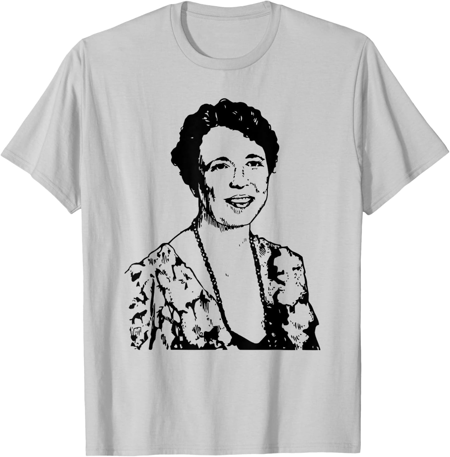 Eleanor Roosevelt Portrait Gift T-Shirt - T-Shirt | Ash