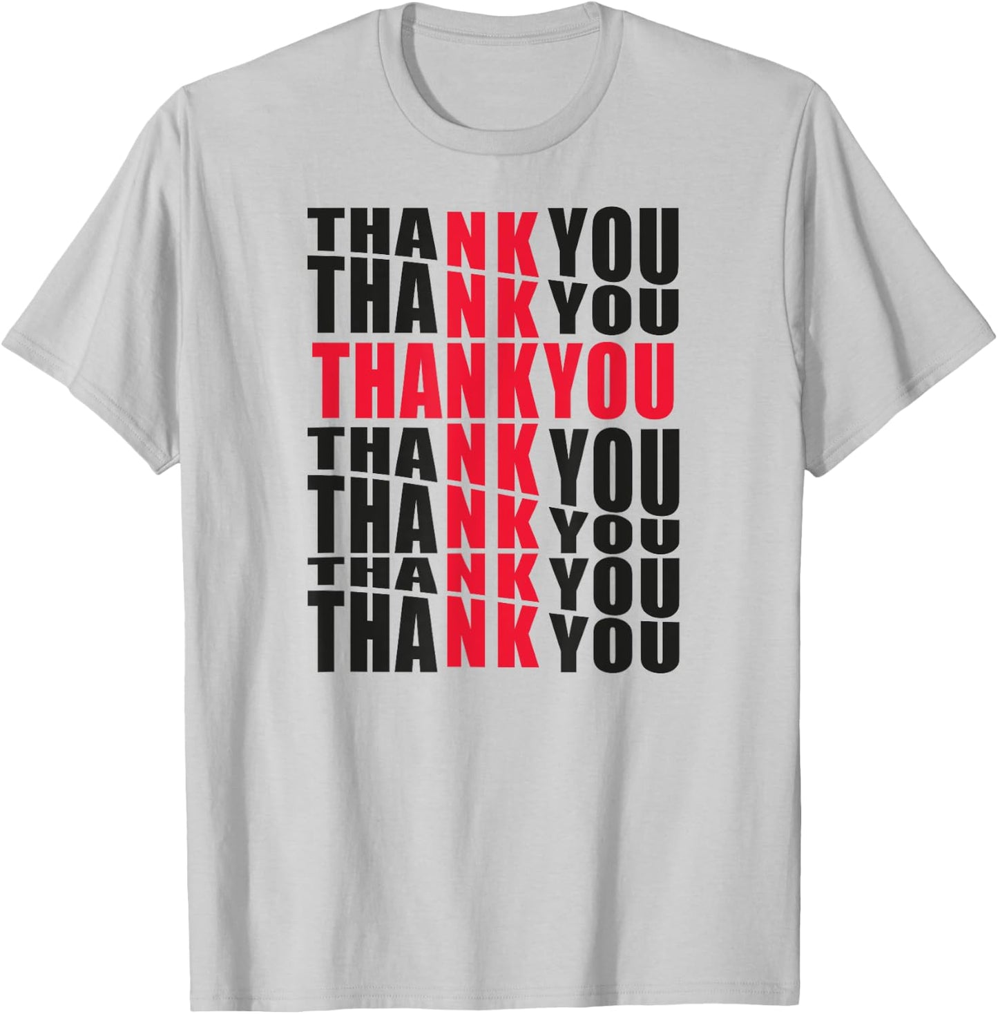 Luminositees Christian Thank You Cross - Women's Adults Grey Small Classic Fit Short Sleeve T-Shirt - T-Shirt | Ash