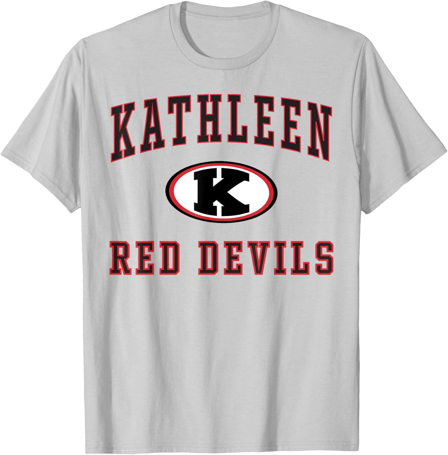 Kathleen High School Red Devils C1 T-Shirt - T-Shirt | Ash