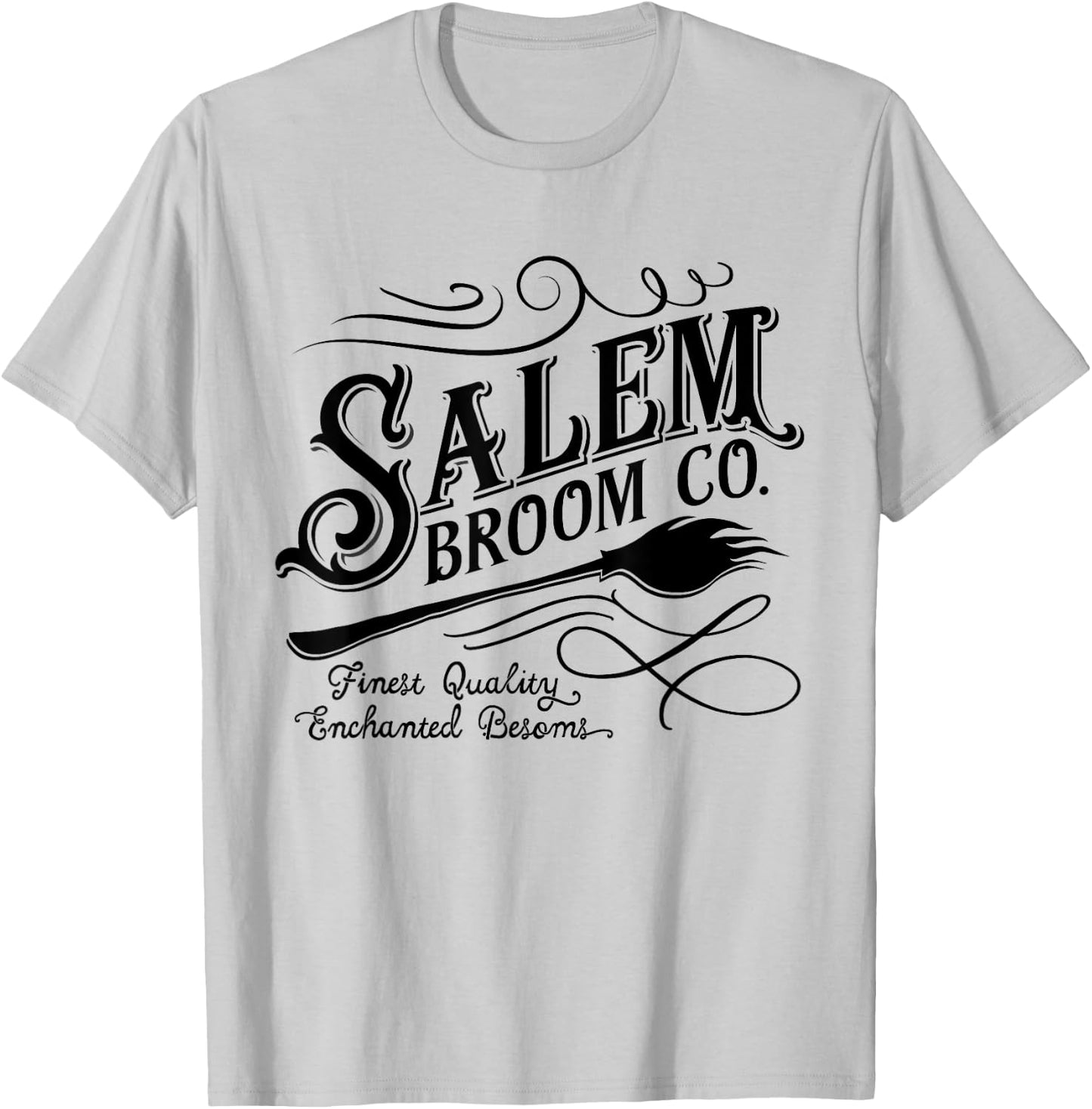 Salem Broom Company est 1692 Halloween T-Shirt - T-Shirt | Ash
