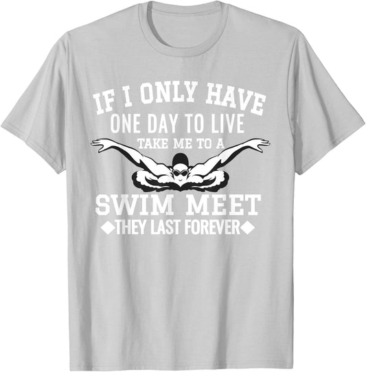 Swim Swimmer Funny Swimming Shirt Sport Practice T-Shirt - T-Shirt | Ash