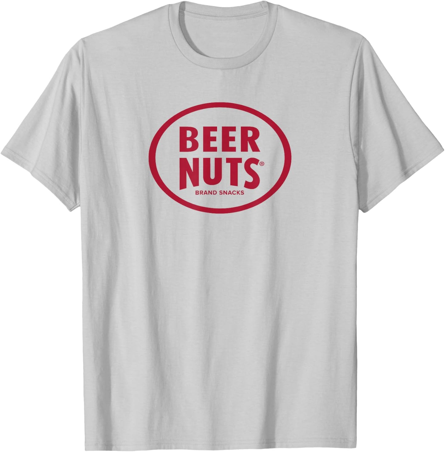 BEER NUTS | Classic Red Logo . Graphic gym T-Shirt - T-Shirt | Ash