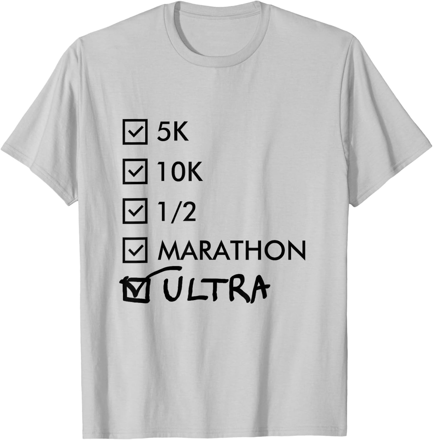 Ultra Marathon Finisher - Running T-Shirt - T-Shirt | Ash