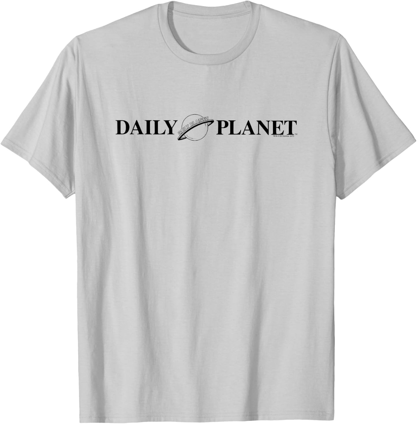 Superman Daily Planet Logo T-Shirt - T-Shirt | Ash