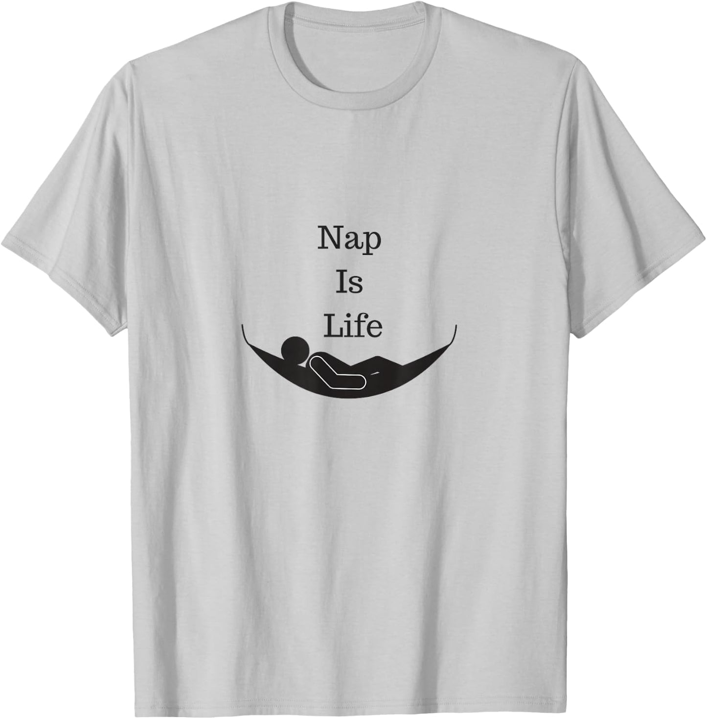 Sleepyhead Nap is Life Sleep Resting Fun Pajama T-Shirt - T-Shirt | Ash