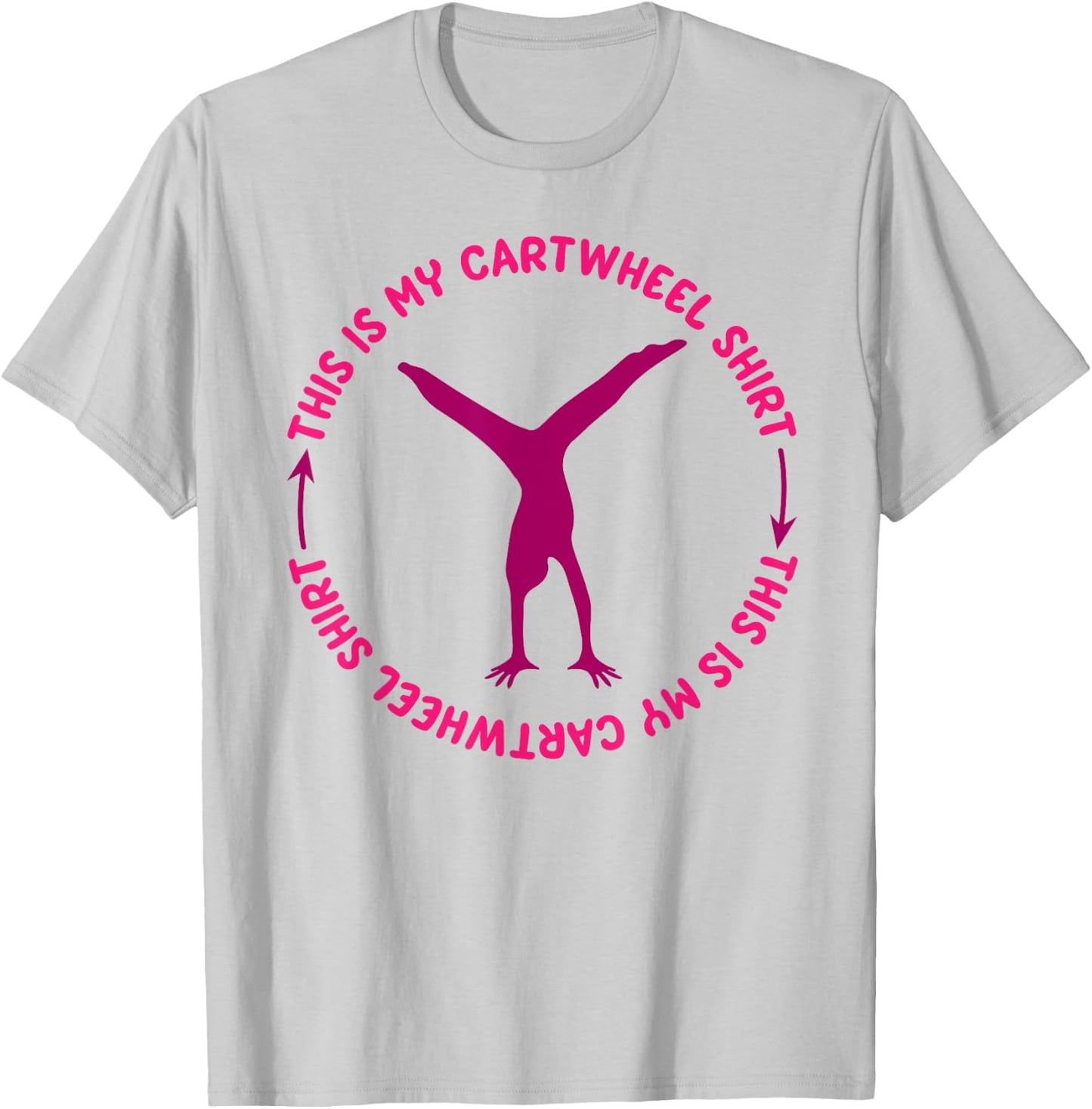 This Is My Cartwheel Shirt | Cute Gymnast Moves Gift T-Shirt - T-Shirt | Ash