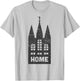 Mormon LDS Temple "Home" Distressed T-Shirt - T-Shirt | Ash