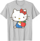 Hello Kitty Retro Apple Design Shirt T-Shirt - T-Shirt | Ash