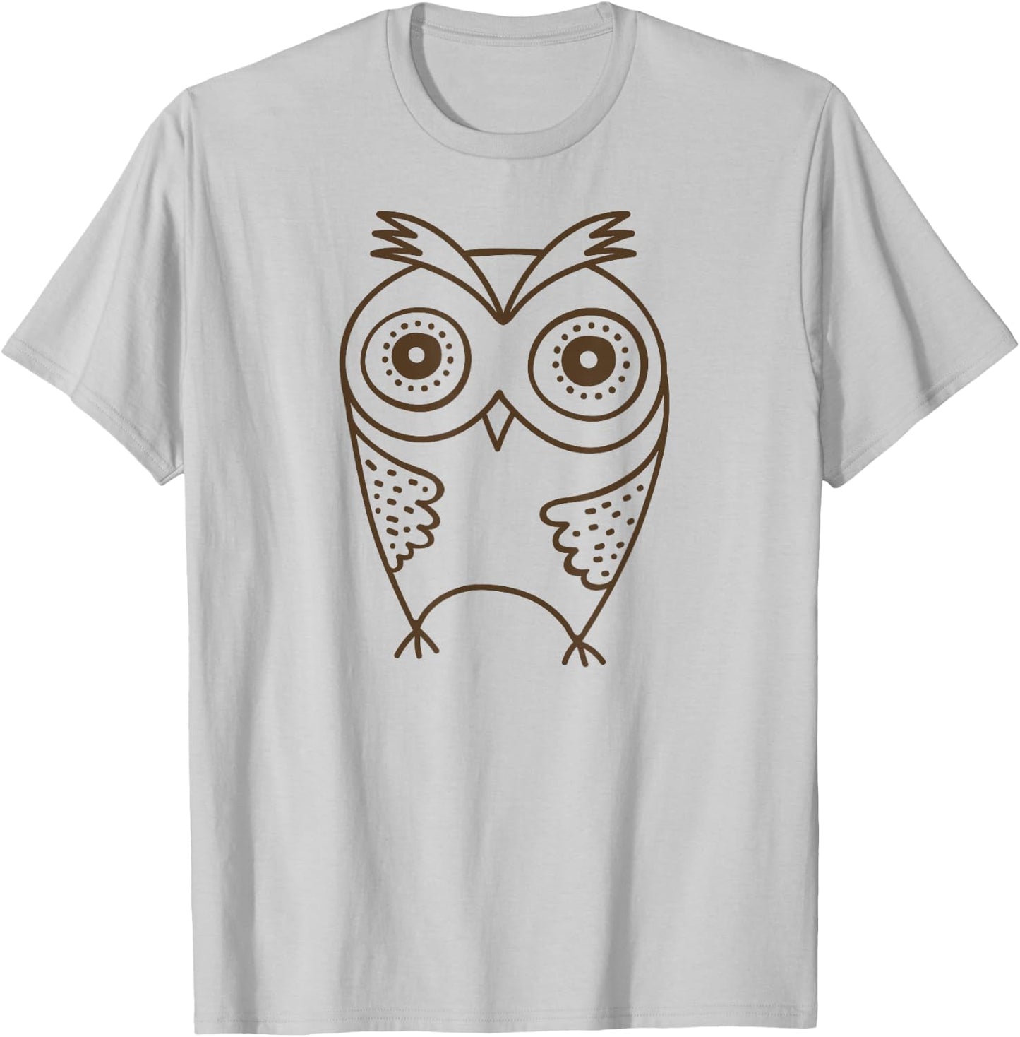 Owl , Cute Owl Gifts for Birthday T-Shirt - T-Shirt | Ash