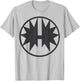 KISS - The Spaceman Logo T-Shirt - T-Shirt | Ash
