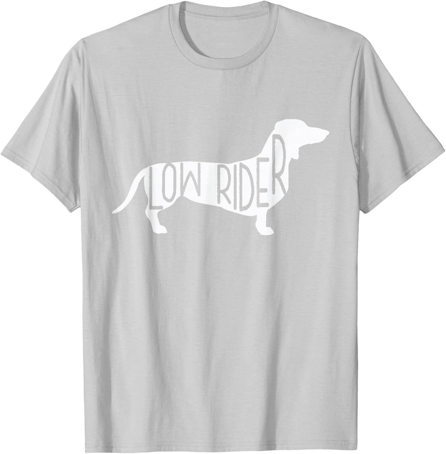 Dachshund Low Rider T Shirt T-Shirt - T-Shirt | Ash