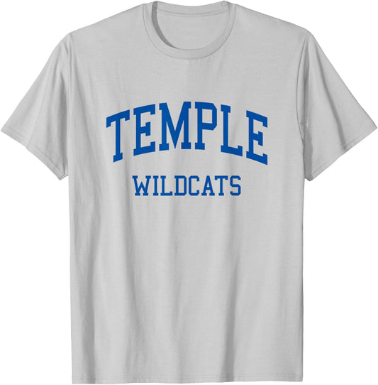 Temple High School HS Temple TX Retro T-Shirt - T-Shirt | Ash