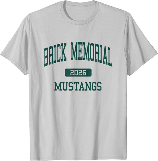 Brick Memorial High School Class of 2026 Brick NJ T-Shirt - T-Shirt | Ash