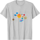 Solar System Planets Earth & Sun for Toddler & Kids T-Shirt - T-Shirt | Ash