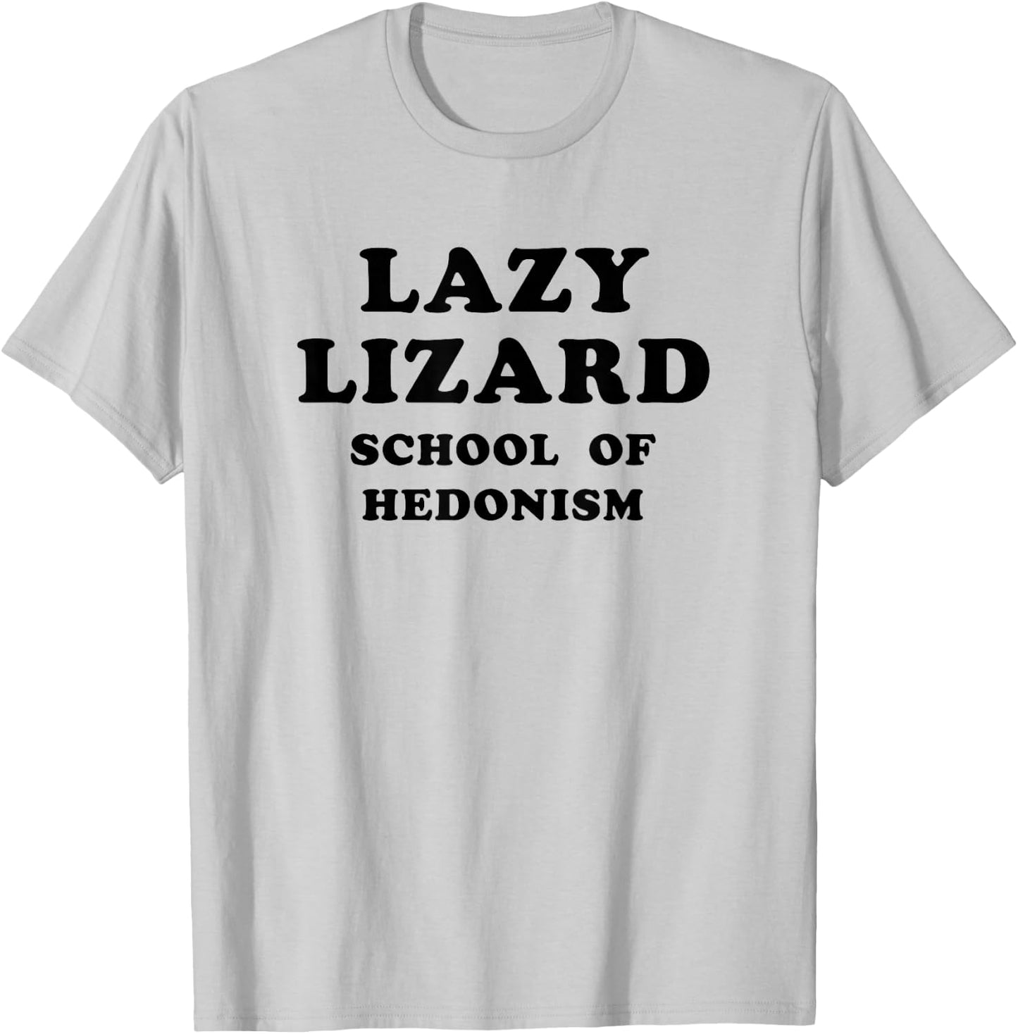 Lazy Lizard School Of Hedonism Shirt Retro Acid, LSD Trip T-Shirt - T-Shirt | Ash