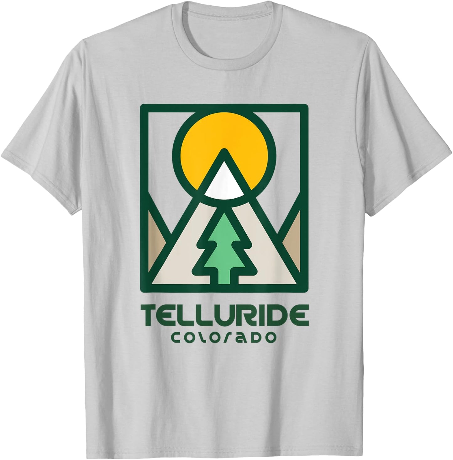 Telluride Colorado - Telluride Mountains T-Shirt - T-Shirt | Ash