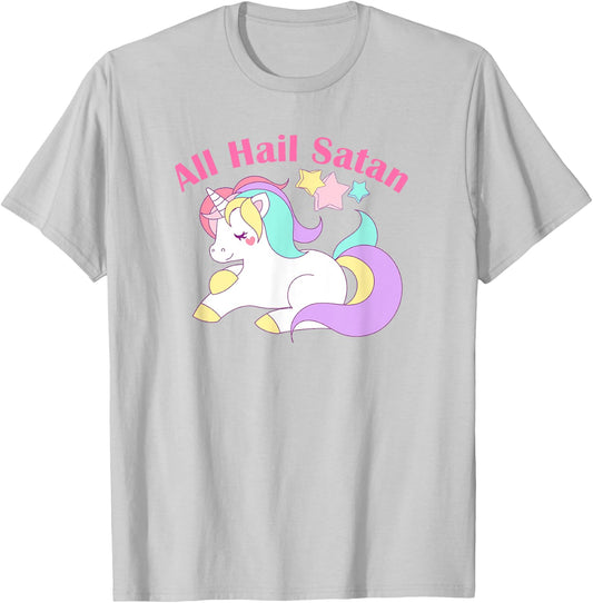 Pastel Goth Shirt Kawaii Unicorn Death Metal T-Shirt - T-Shirt | Ash
