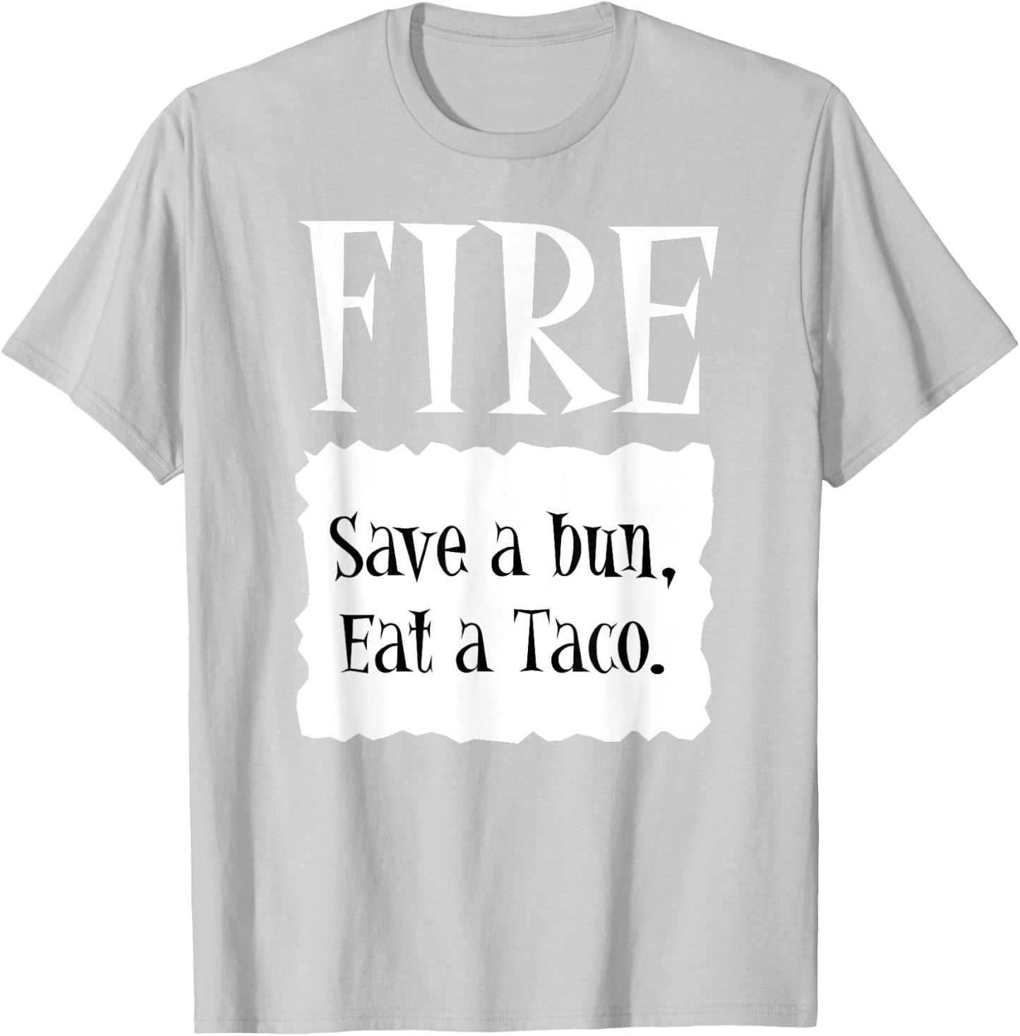 FIRE - Hot Packet Halloween Taco Costume T-Shirt - T-Shirt | Ash