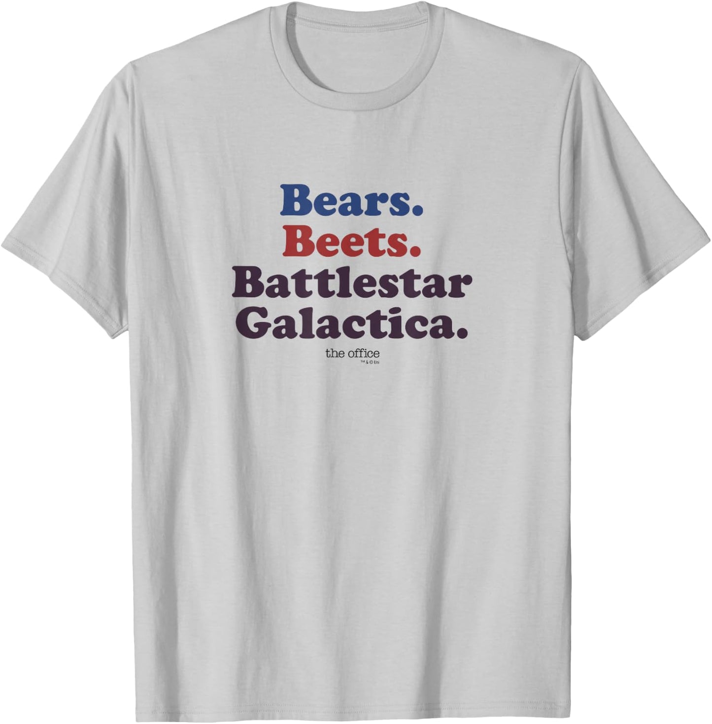 The Office Bears. Beets. Battlestar Galactica T-Shirt - T-Shirt | Ash